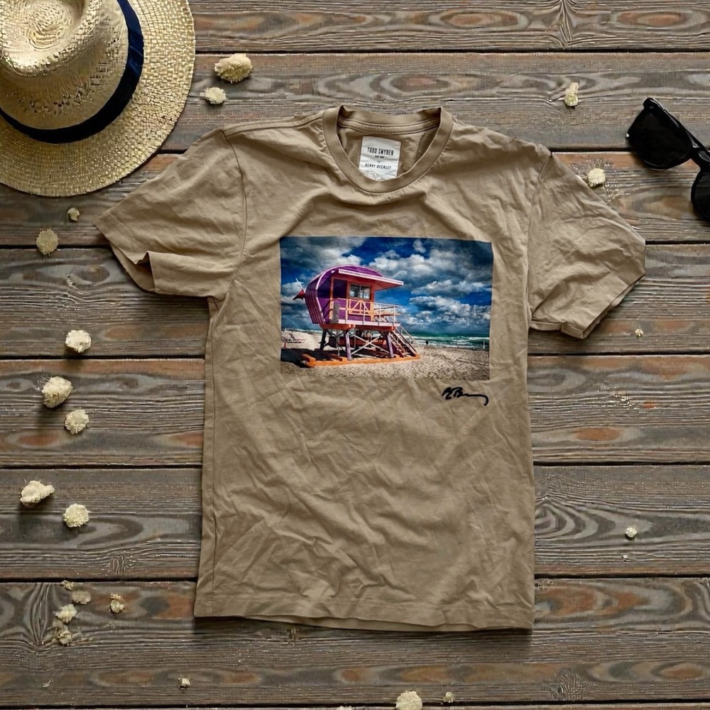 Todd Snyder x Gerry Beckley Tan Graphic Tee